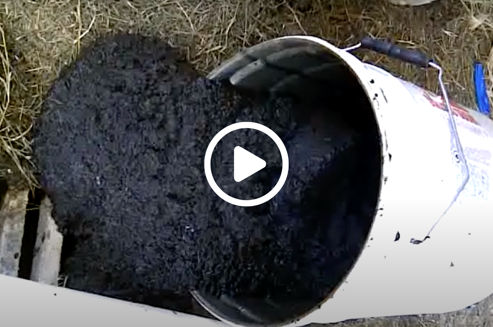 residue from impacted chilled water coils, air handling unit